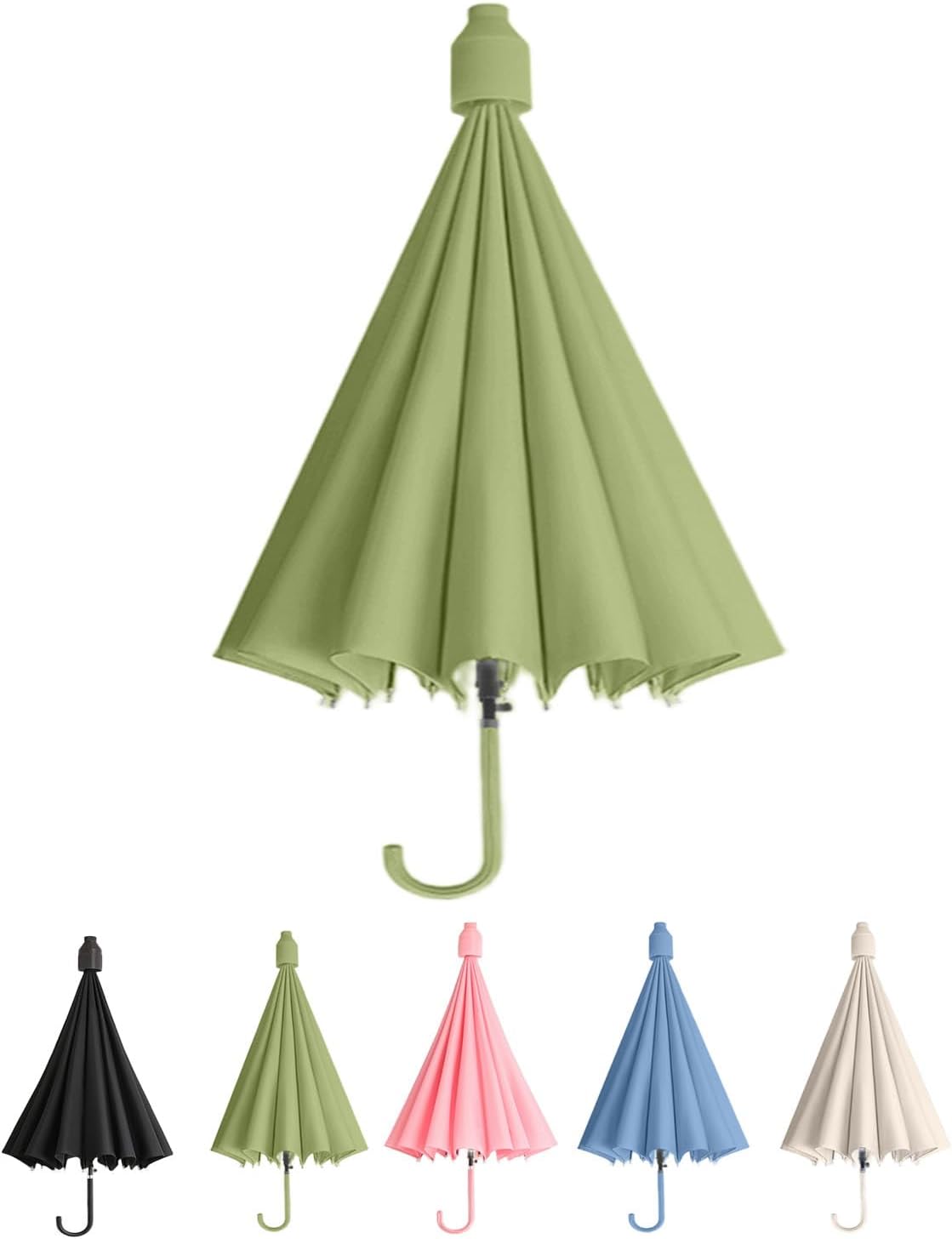 傘 長傘 長柄大傘 16本骨 耐風 撥水 メンズ レディース 晴雨兼用 大きい