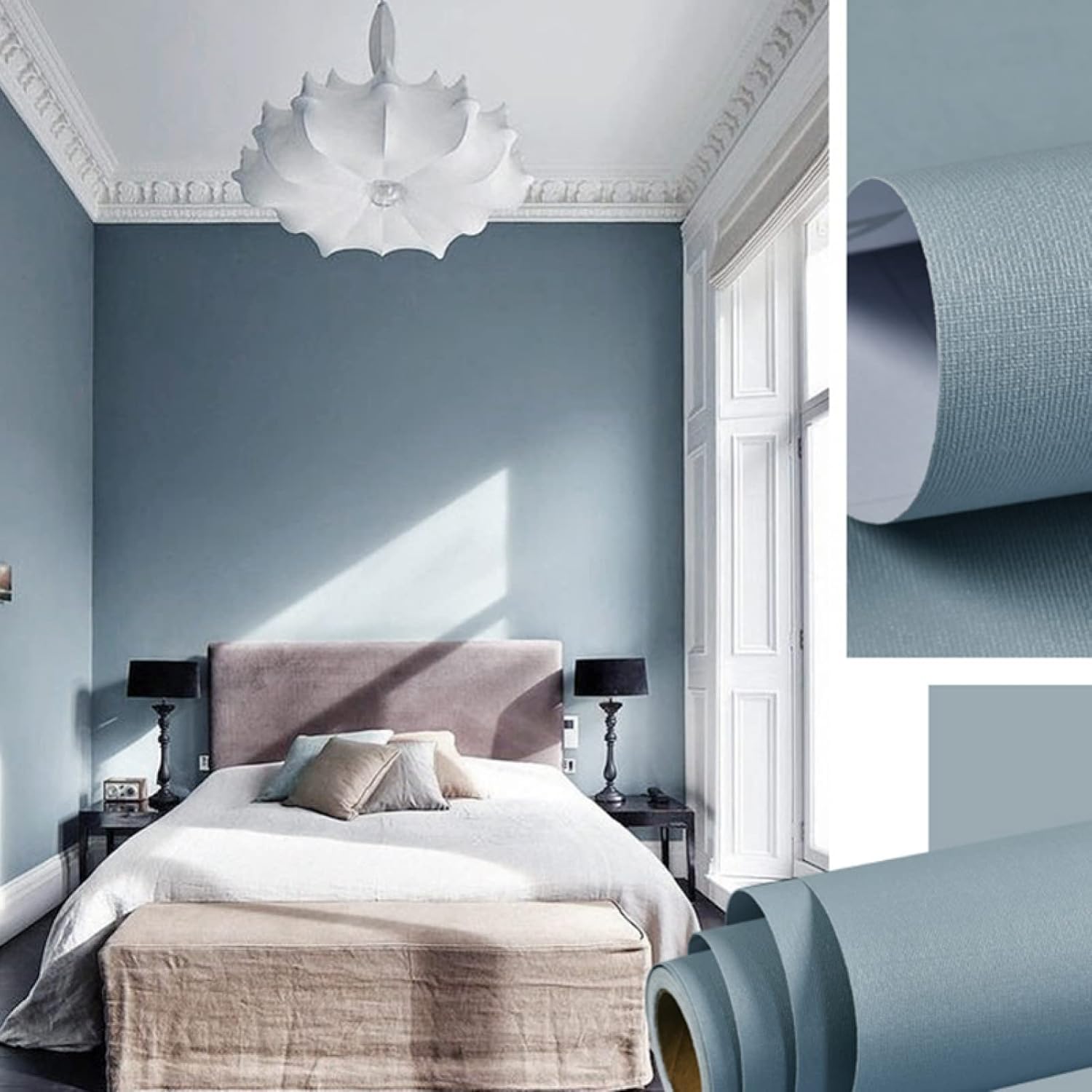 壁紙シール 10m おしゃれ はがせる リメイクシート 模様替え 無地 のり付き 壁紙 シール 水色 北欧 壁紙シール 防水 キッチン リメイク リフォーム インテリア 灰色青 シート 白 グリーン