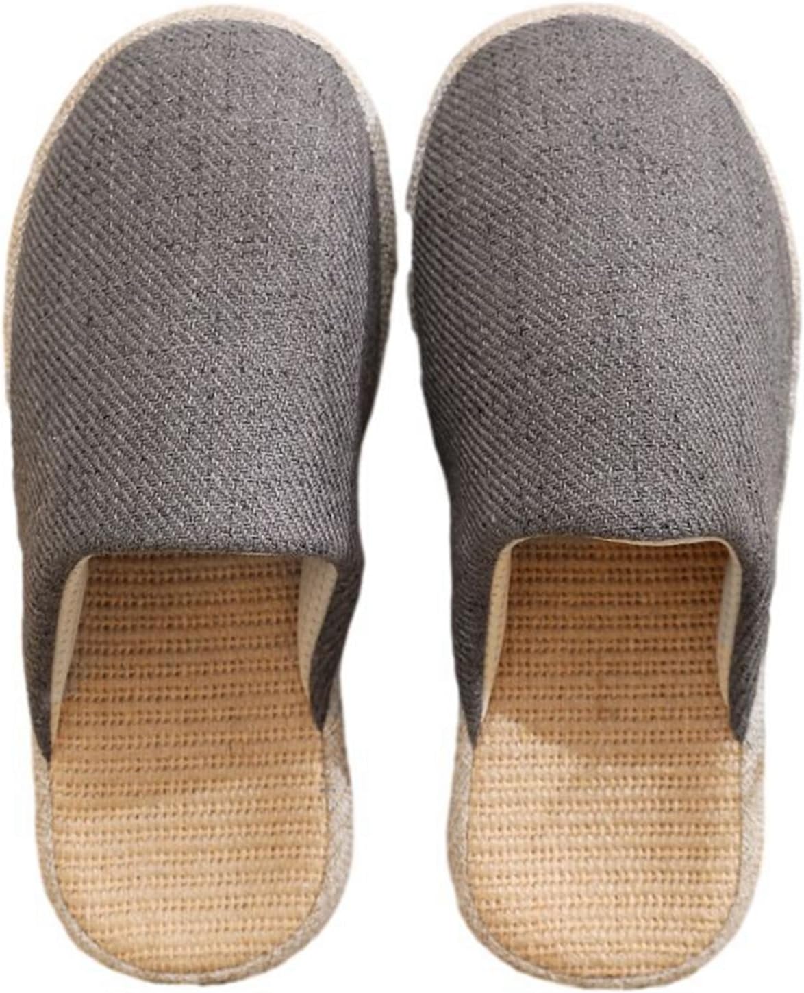 亜麻スリッパ リネン素材 ルームスリッパ 和風 室内履き替え レディース メンズ 蒸れにくい さらっと ..