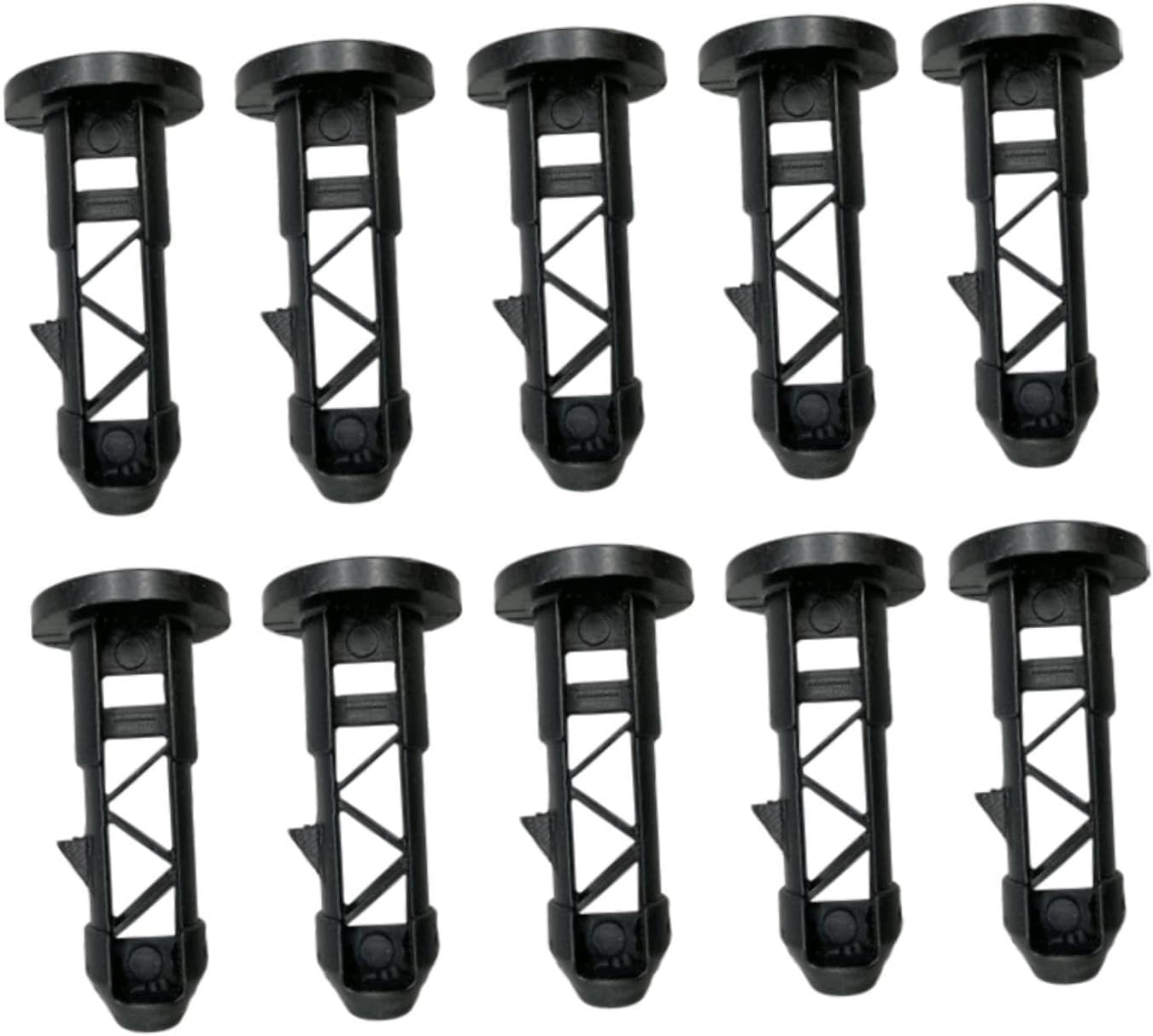 ゴミ箱スペアパーツ 10PC 蓋ヒンジピン 100/120/240 L 取り付け簡単交換ゴミ箱修理高耐久ホイールシャフト 蓋ヒンジピン