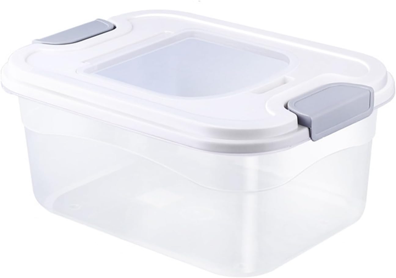 ペットフードストッカー 猫犬餌 密閉食物缶 湿気防止 フレッシュロック 飼料保管箱 真空弁当箱 ペットフード ロックコンテナ フードコンテナ 米びつ ライスストッカー 大容量 密閉米びつ 防虫 防湿