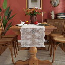 断熱 テーブルランナー 40*300 茶旗