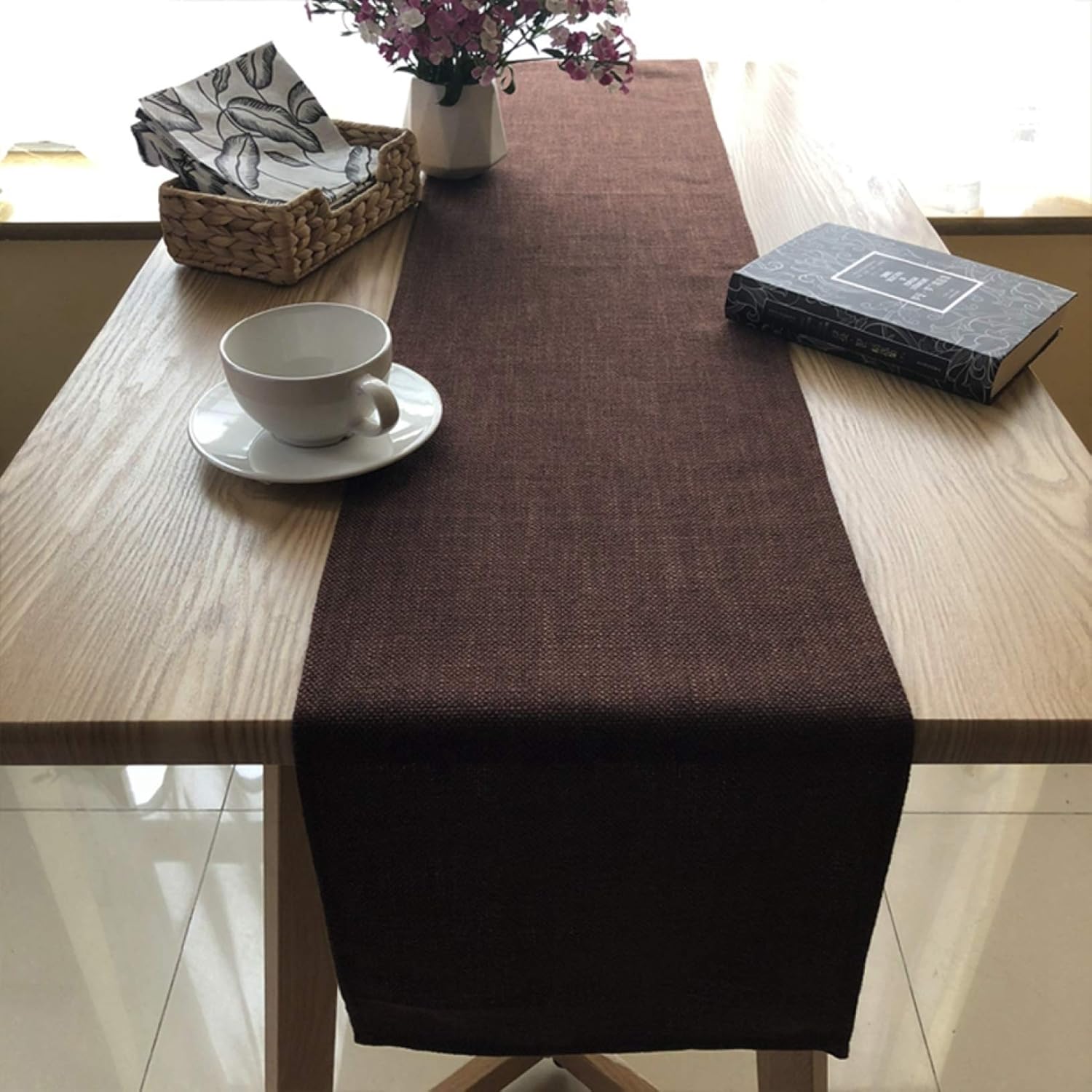 テーブルランナー 掛け布 目隠し布 テーブルクロス 和風 洋風 インテリア カラー6 テーブルクロス 無地..