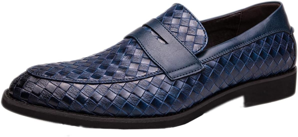 チェック柄 ローファー スリッポン メンズ ビジネスシューズ おしゃれ 型押し モカシン 紳士靴 カジュアル 大きいサイズ PUレザー フォーマル ドレスシューズ 防滑 革靴 通気性 男性用 メンズシ