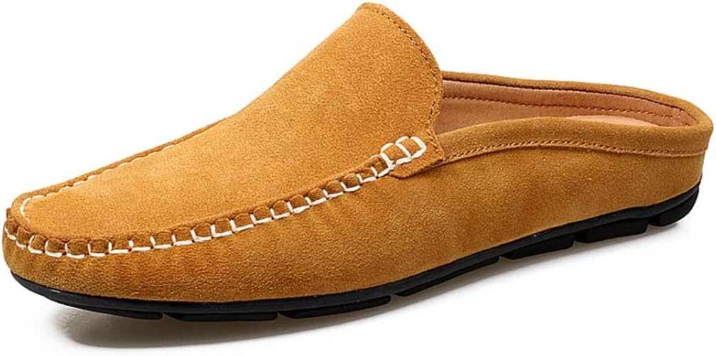 ドライビングシューズ メンズ ローファー スリッポン スエード スリッパ サンダル かかとなし カジュアルシューズ オフィスサンダル サボサンダル 防滑 軽量 大きいサイズ デッキシューズ シンプル