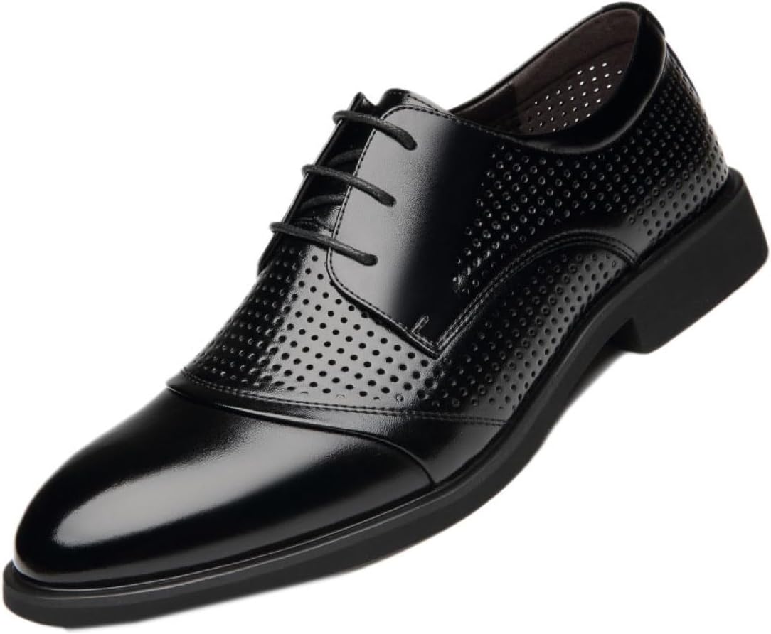 ビジネスシューズ メンズ ドレスシューズ インヒール 大きいサイズ フォーマルシューズ メンズ 革靴 新郎シューズ 防水 ウォーキング ビジネス靴 卒業式 披露宴 結婚式 冠婚葬祭 サンダル レースア