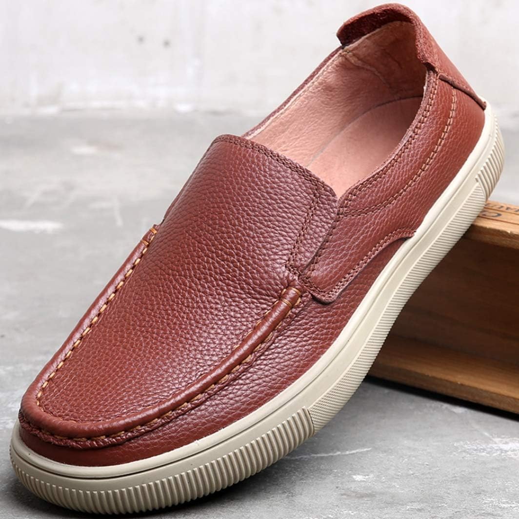 スリッポン ドライビングシューズ メンズ 25.5cm ローファー 革靴 黒 オシャレ 男性用 ローカット 通気 消臭 防滑 ウォーキング モカシン ブラウン シューズ カジュアルシューズ 履きやすい