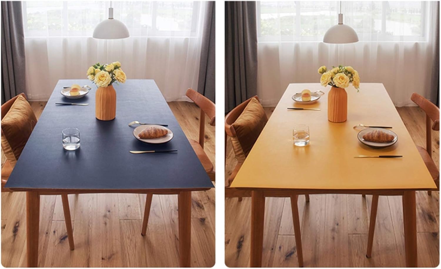 テーブルクロス 90*90*0.2cm テーブルマット デスクパッド デスクマット 撥水 防油 PUレザー 家庭用 業..