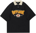 カジュアルシャツ ポロシャツ メンズ Tシャツ 春夏 英字柄 開襟 半袖 薄い 軽量 吸水性 速乾性 レトロ サマーシャツ 欧米風 シンプル ゆったり 通勤通学...