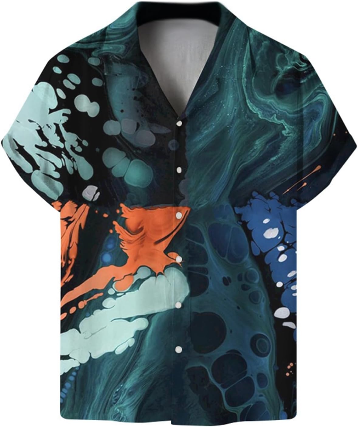 メンズ 半袖シャツ アロハシャツ ハワイシャツ 薄手 軽い 開襟 総柄 夏用 日焼け止めウェア プリントシャツ ハワイアン 速乾通気 吸汗 ゆったり イベント 旅行 形態安定 サマーシャツ