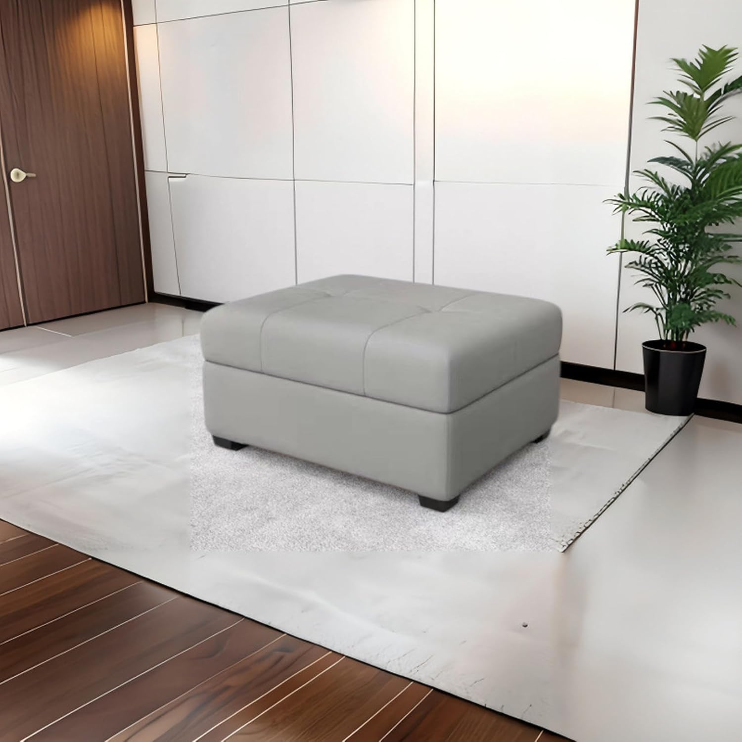 玄関ベンチ 収納ベンチ 収納スツール 収納ボックス 90*40*40cm オットマン フットレスト 脚付き 足置き..