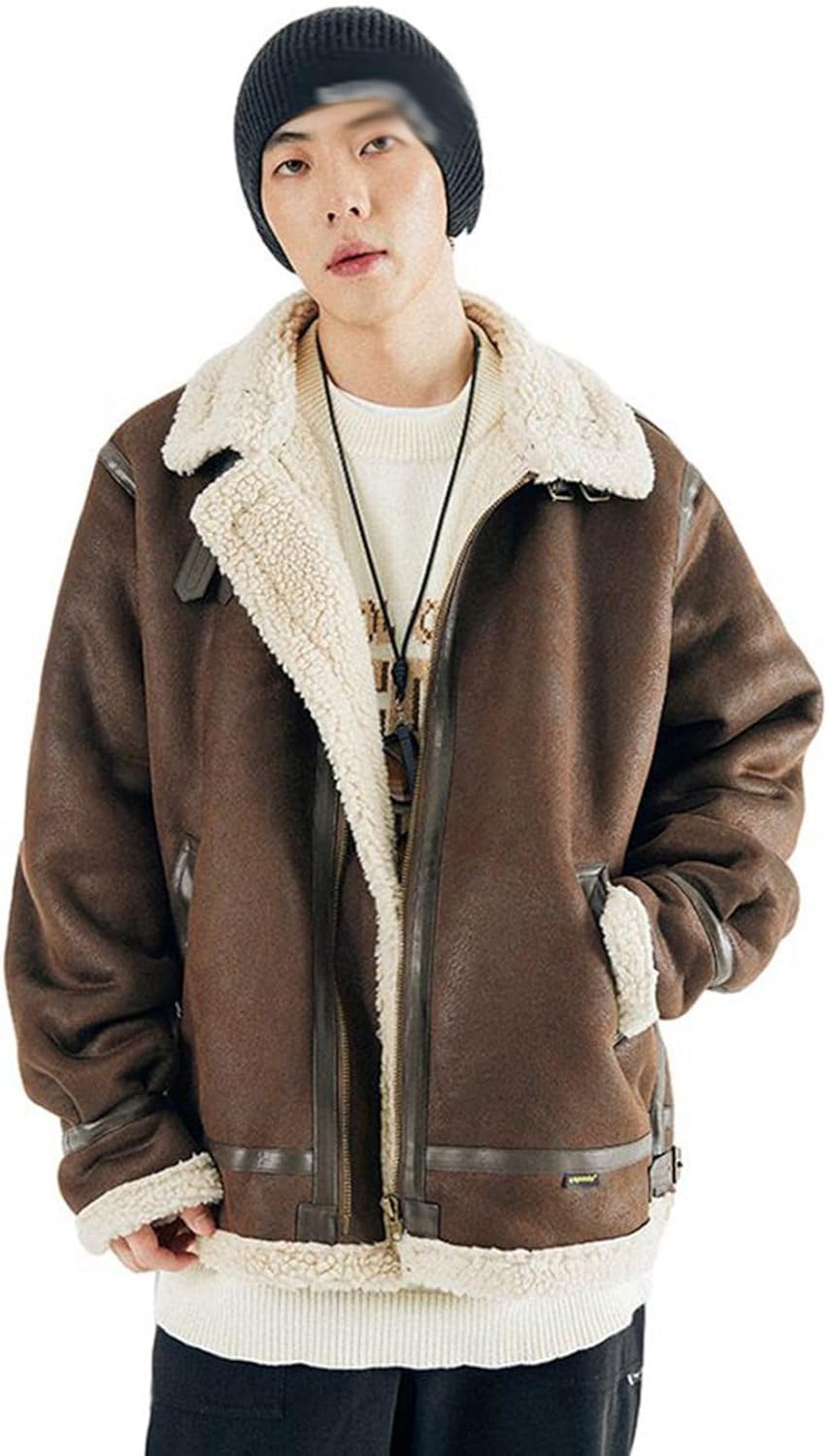 立ちネックレザージャケットメンズフ...