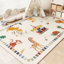キッズカーペット プレイマット 道路柄 ベビーフロアマット pvc 夏用 遊びラグ 100x150cm 防音 転倒防止 ペット対応 ゲーム カラフル 子供用 ベ...