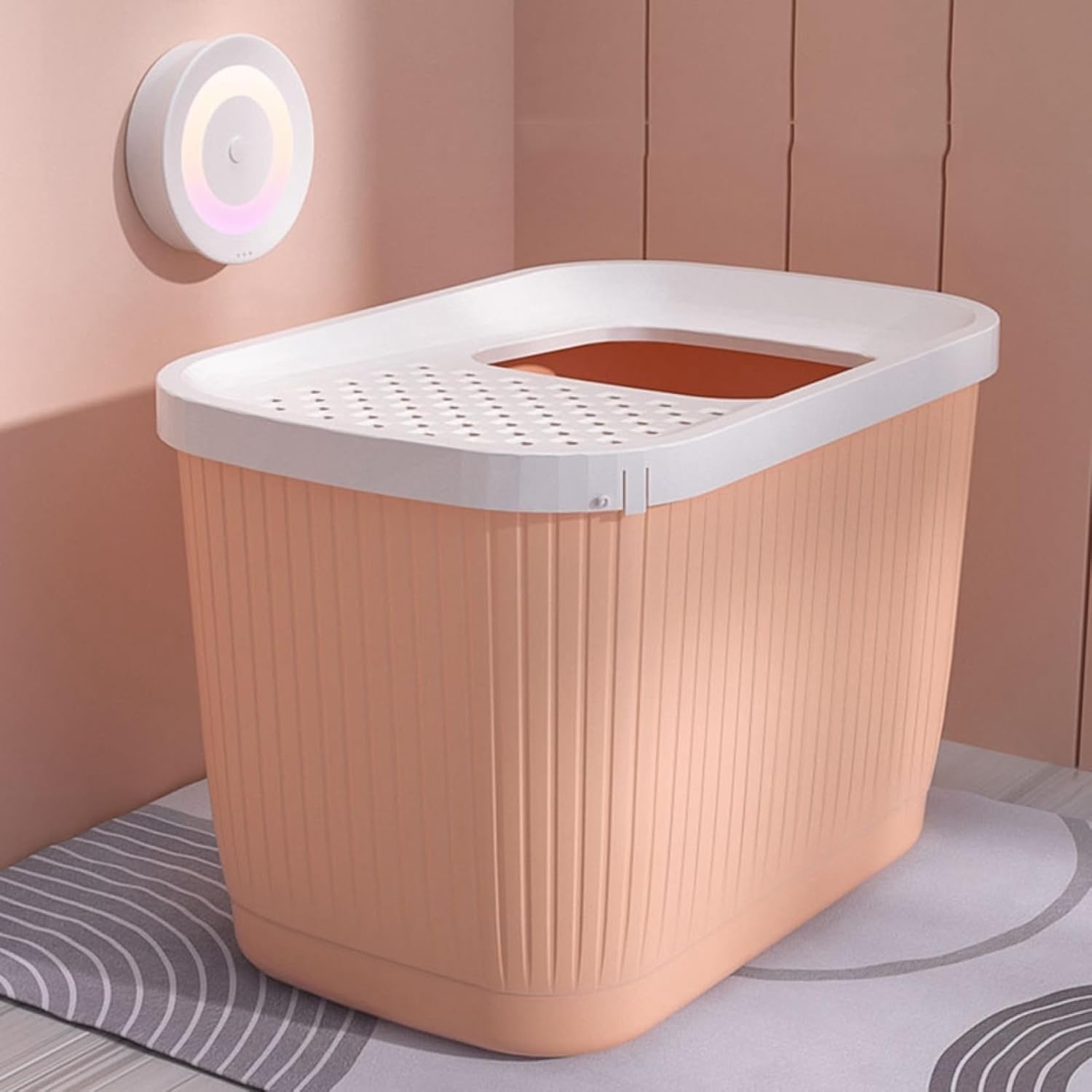 猫 トイレ スドーム型 上から猫トイレ 蓋付き ワイドサイズ 清潔 深め 大型猫 ニオイの広がり防止 砂の..