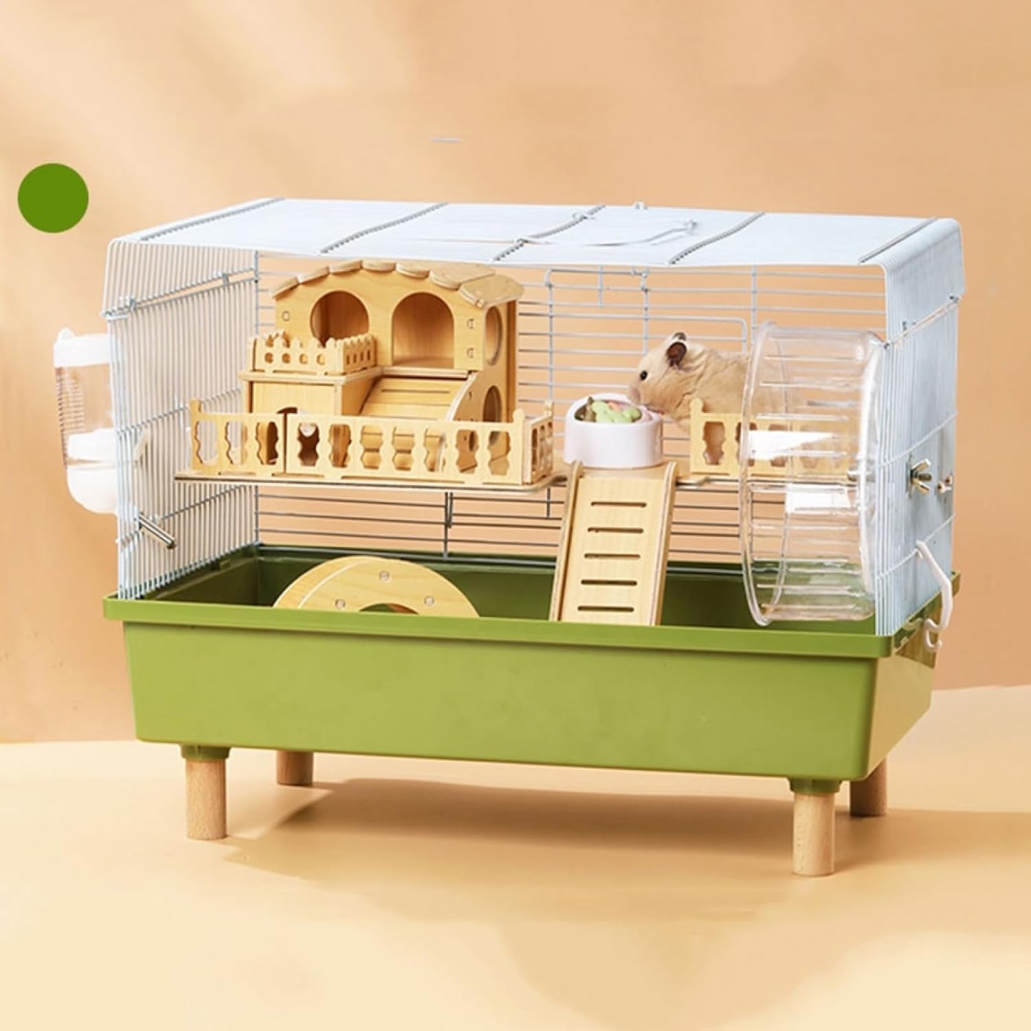 ハムスターケージ クリア 飼育ケージ 大きい 小動物ケージ 通気性 可愛い モモンガケージ トレーデザイ..