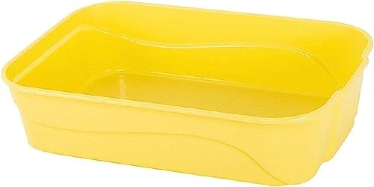 猫用トイレ本体 38.5*26.5*9cm オープンボックス キティのトイレボックス 洗い可能 砂の飛び散り防止 ..