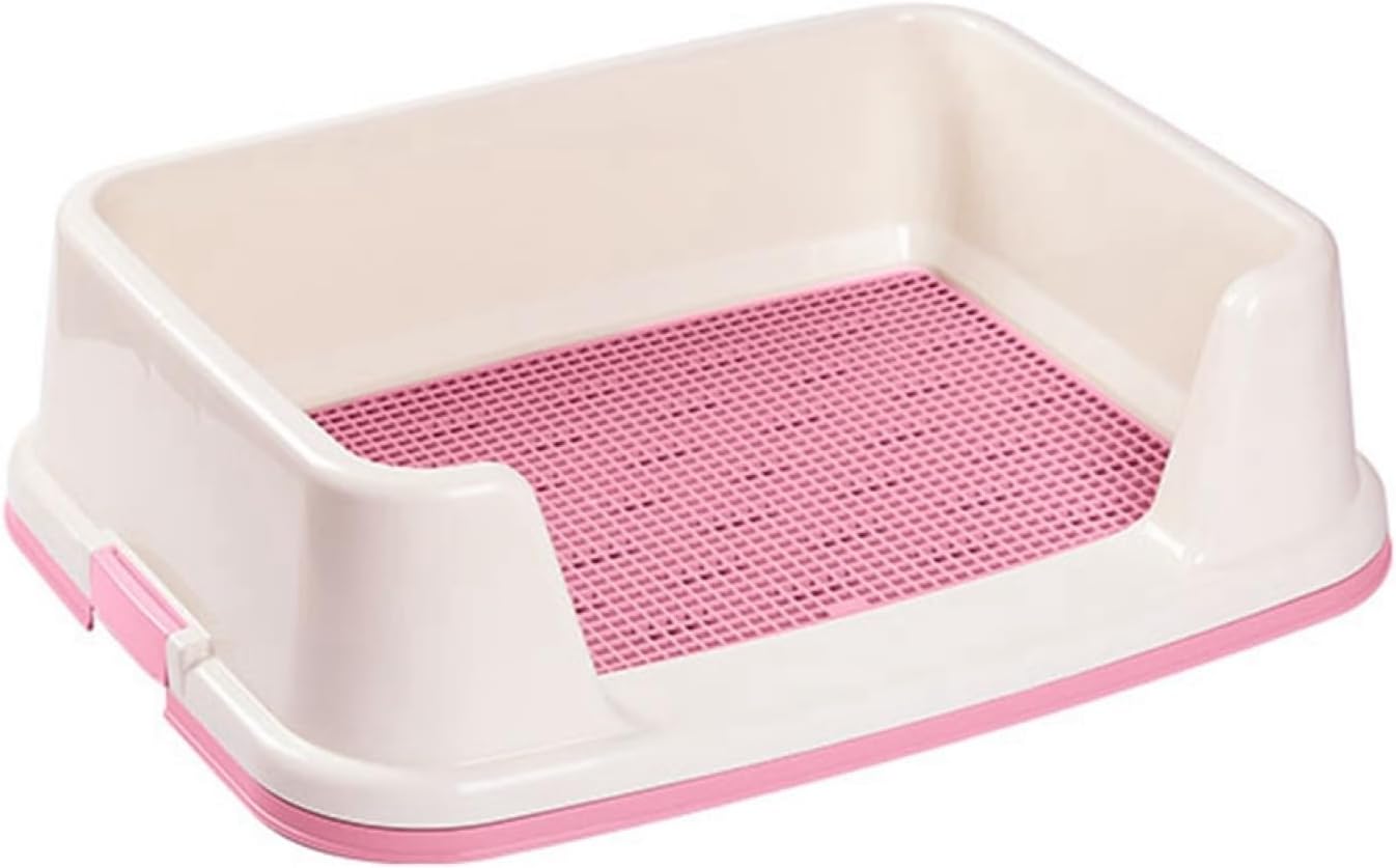 犬用トイレトレー トレーニング ペットトイレ トレイ ワイド しつけトイレ 犬用トイレボックス トイレトレーニング ペット用品 おしっこパッドホルダー 取り外し可能な 滑り止め お掃除簡単 お手入れ簡
