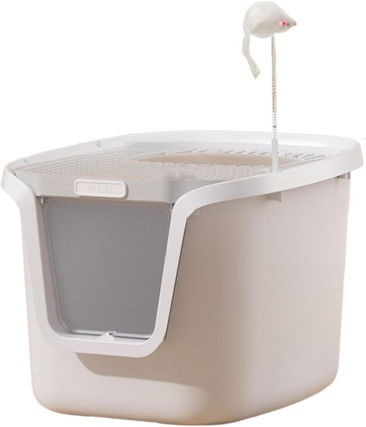 猫 トイレ ツードア猫トイレ 本体 フルカバー ドーム型 飛び散り防止 キャットトイレ 2ドアタイプ 猫用..