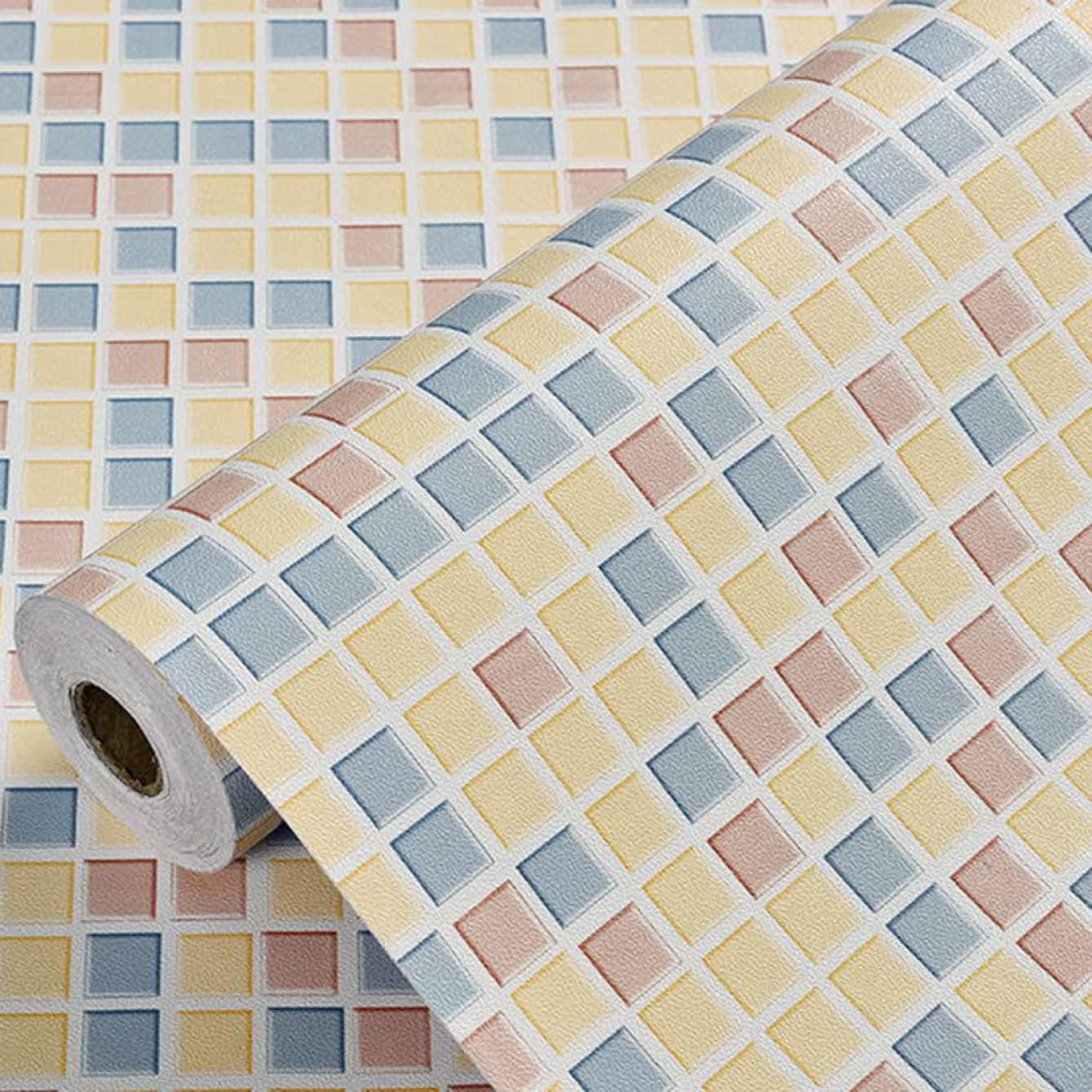 壁紙 無地 リメイクシート クリアブルー ステッカー 壁紙 シート スタイル シール リメイク キッチン ..