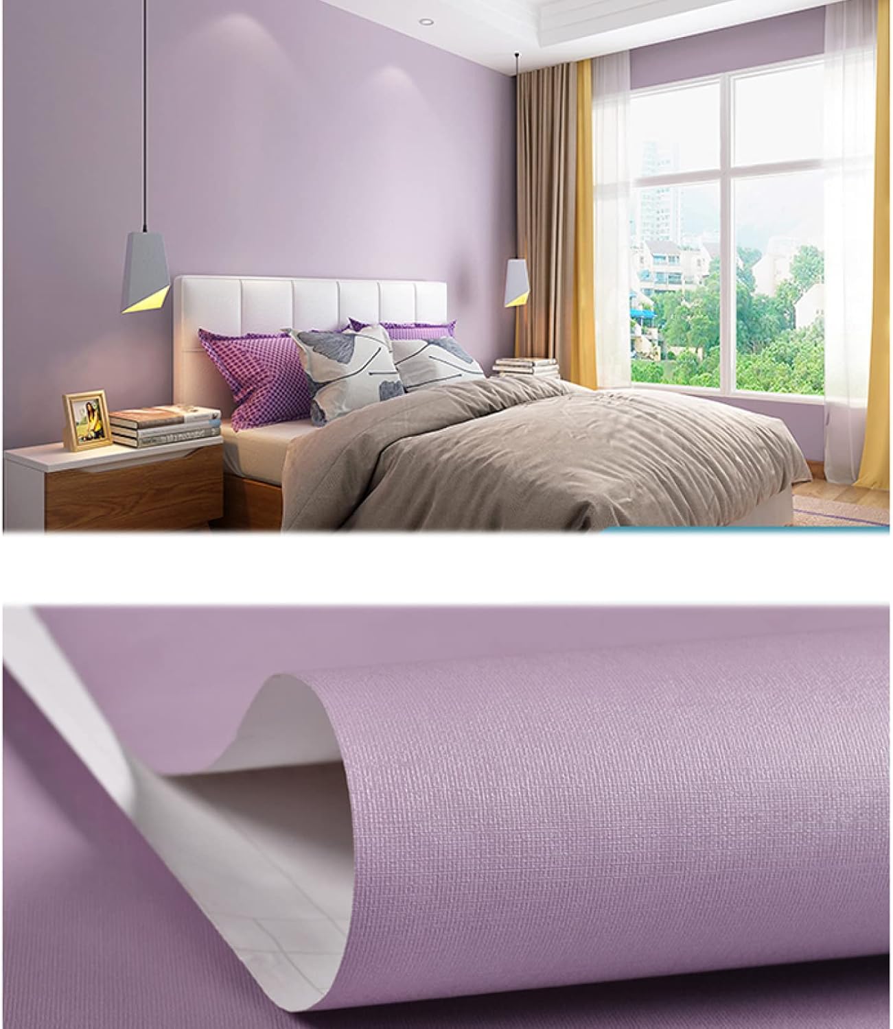 壁紙シール 無地 リメイクシート 60cmx10m 剥がせる DIYシート 模様替え 防水シール 防カビ カッティングシート 接着剤不要 つや消し ウォールステッカー のり付き 賃貸OK 多用途 子供