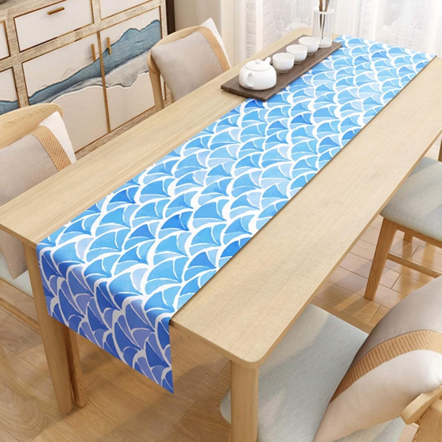 テーブルランナー クリスマス 綿麻 カラー1 食卓ランナー テーブルクロス 北欧 テーブルセンター 明る..