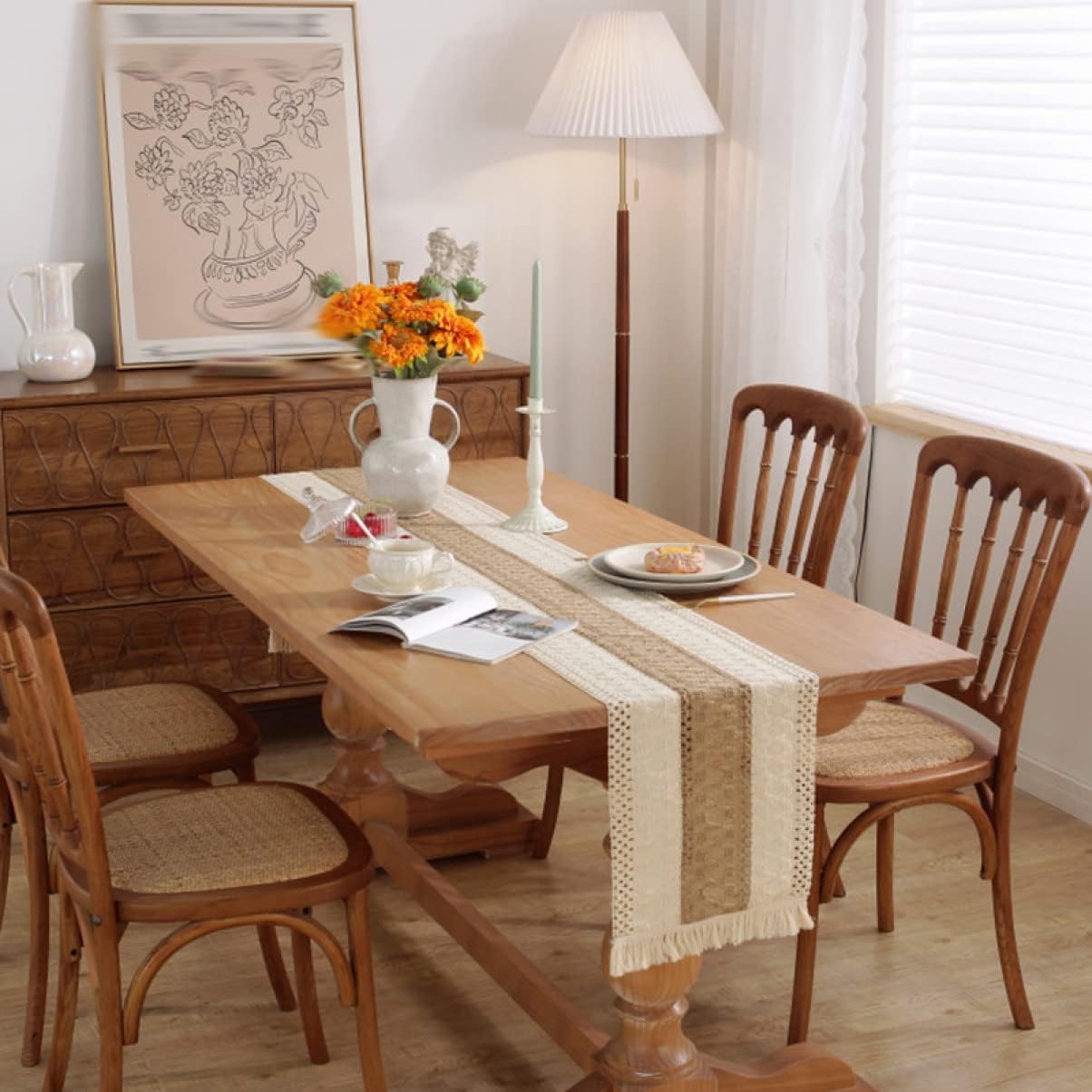 テーブル ランナー 食卓 布 クロス 無地 おしゃれ リバーシブル テーブル カラー センター テーブルラ..