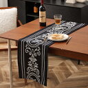 テーブルセンター 35*180cm 黒 メタリック レース ビニール おしゃれ かわいい モダン 35*150cm レイア プレゼント 結婚式 パーティー 華や...