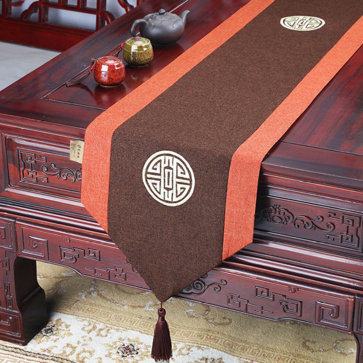 テーブルランナー 全6色4サイズ 33*150-300cm 刺繍 北欧 クロス 雑貨 布 モダン おしゃれ かわいい イ..