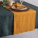 リトアニアリネン テーブルランナー マジックリネン 環境に優しい 100%天然麻 テーブルランナー 無地 40*140/180cm サステナブル プレゼント ギ...