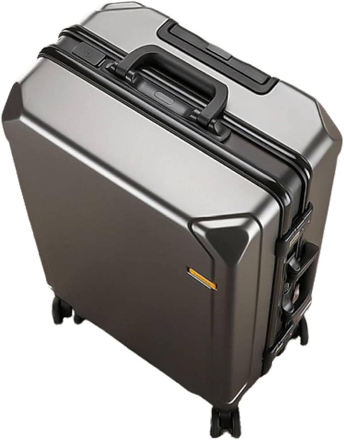 スーツケース キャリーケース 機内持ち込み 35L キャリーバッグ USB充電口 アルミフレーム 超軽量 小型 耐衝撃 静音 ダブルキャスター 360度回転 旅行 ビジネス 出張 グレー Sサイズ（1