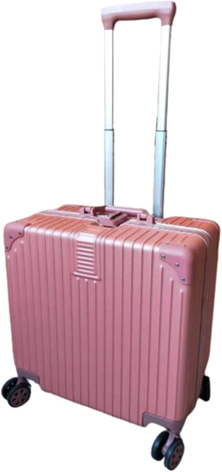 スーツケース キャリーケース 機内持ち込み 30L キャリーバッグ TSAロック搭載 アルミフレーム 超軽量 小型 耐衝撃 静音 ダブルキャスター 360度回転 旅行 ビジネス 出張 ピンク SSサイ