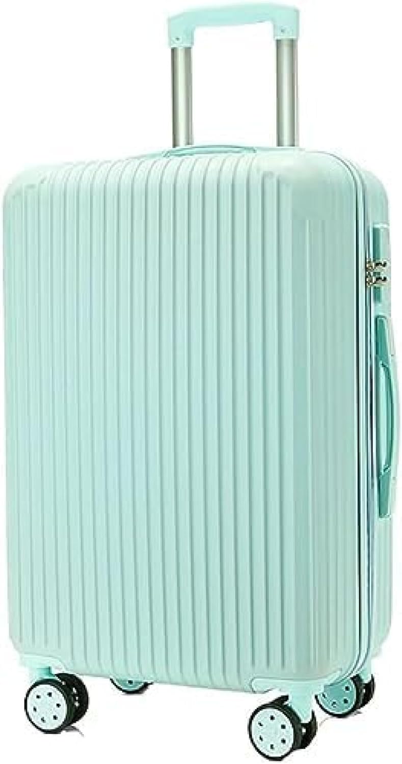 キャリーケース ペパーミントグリーン 機内持込み 22×32×53cm ファスナータイプ 超軽量 スーツケース ..