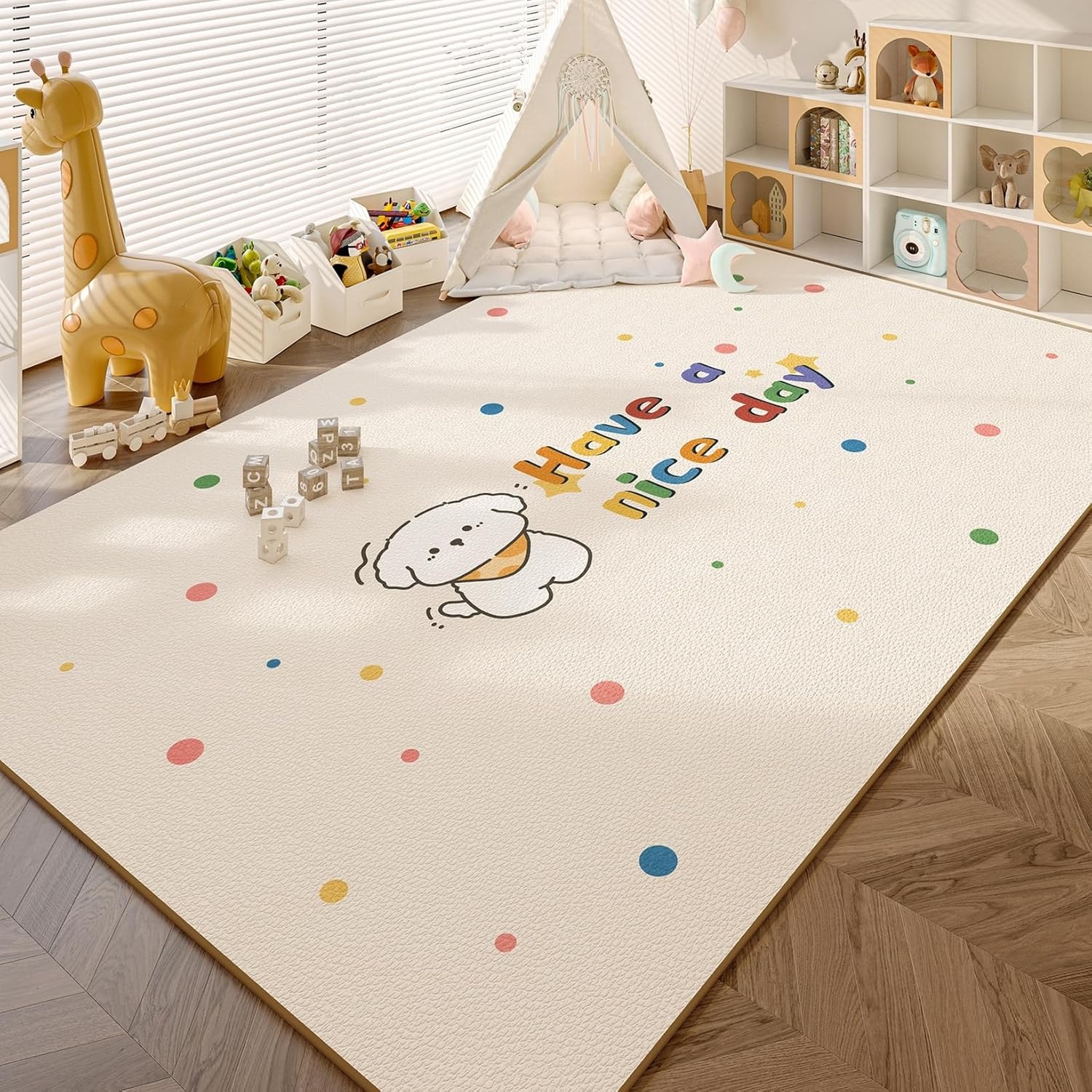 キッズカーペット プレイマット 子供部屋 ベビーフロアマット pvc 夏用 ベッドサイドマット 200×240cm 防音 転倒防止 防湿 床保護 遊べる 知育 小学校 保育園 プレイルーム 冷房対策