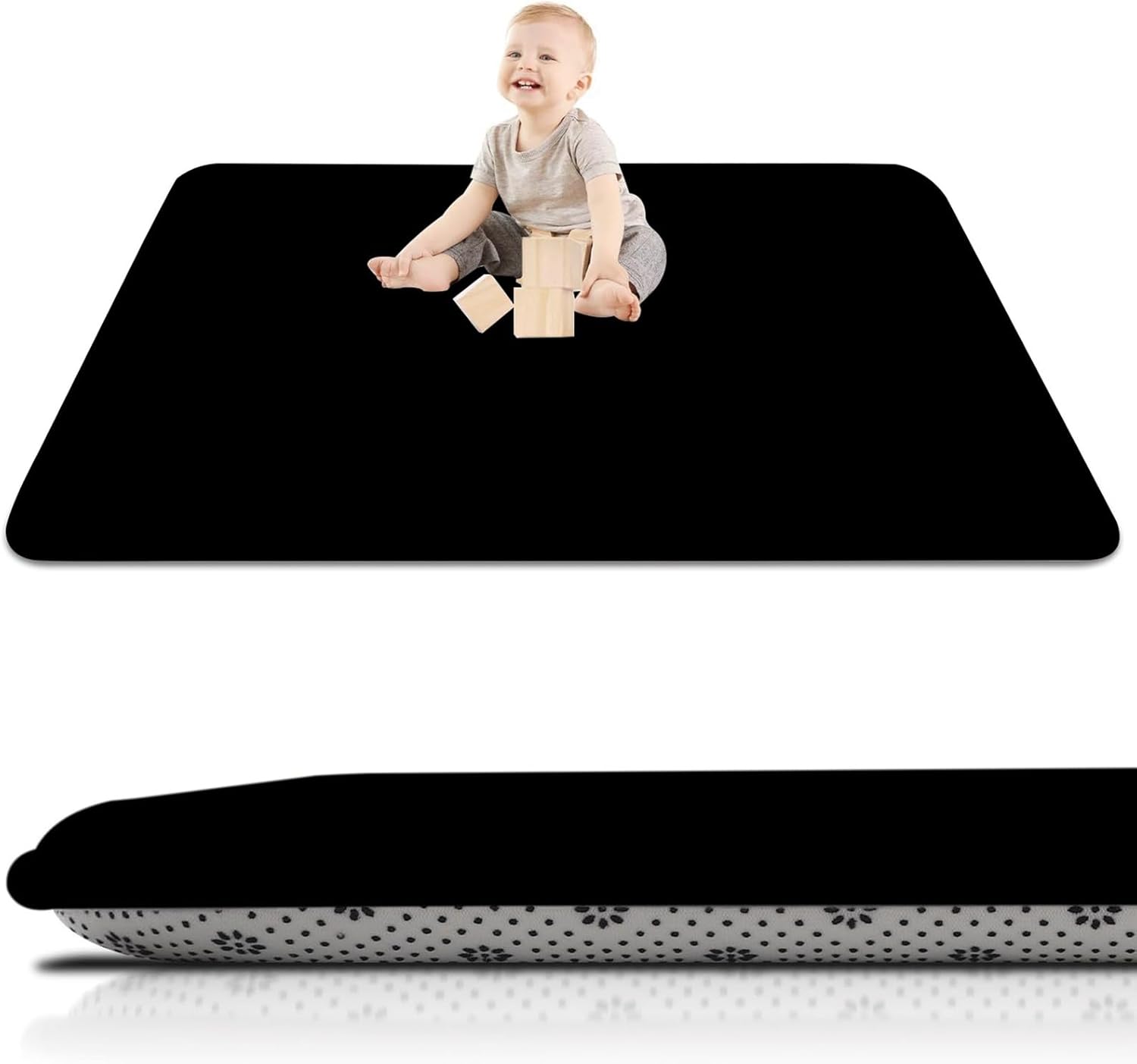 子供部屋マット プレイマット 2cm厚 遊びマット 夏用 ベッドサイドマット クッション入れ 200*200cm【20mm厚 遮音 転倒防止 キズ防止 防ダニ 北欧風 子供用 ベビー 小学校 保育園