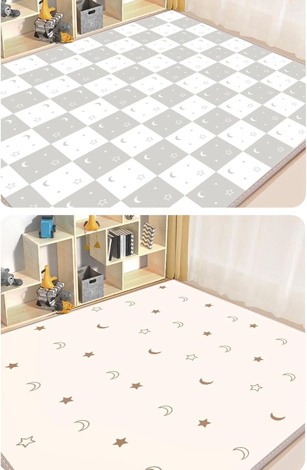 プレイマット 遊びマット チェアマット 防音 転倒防止 リバーシブル 動物柄 かわいい 保育園の入学 滑り止め 洗濯機で洗える 北欧風 遊べる 知育 リビングルーム 居間 ダイニング 冷房対策 180