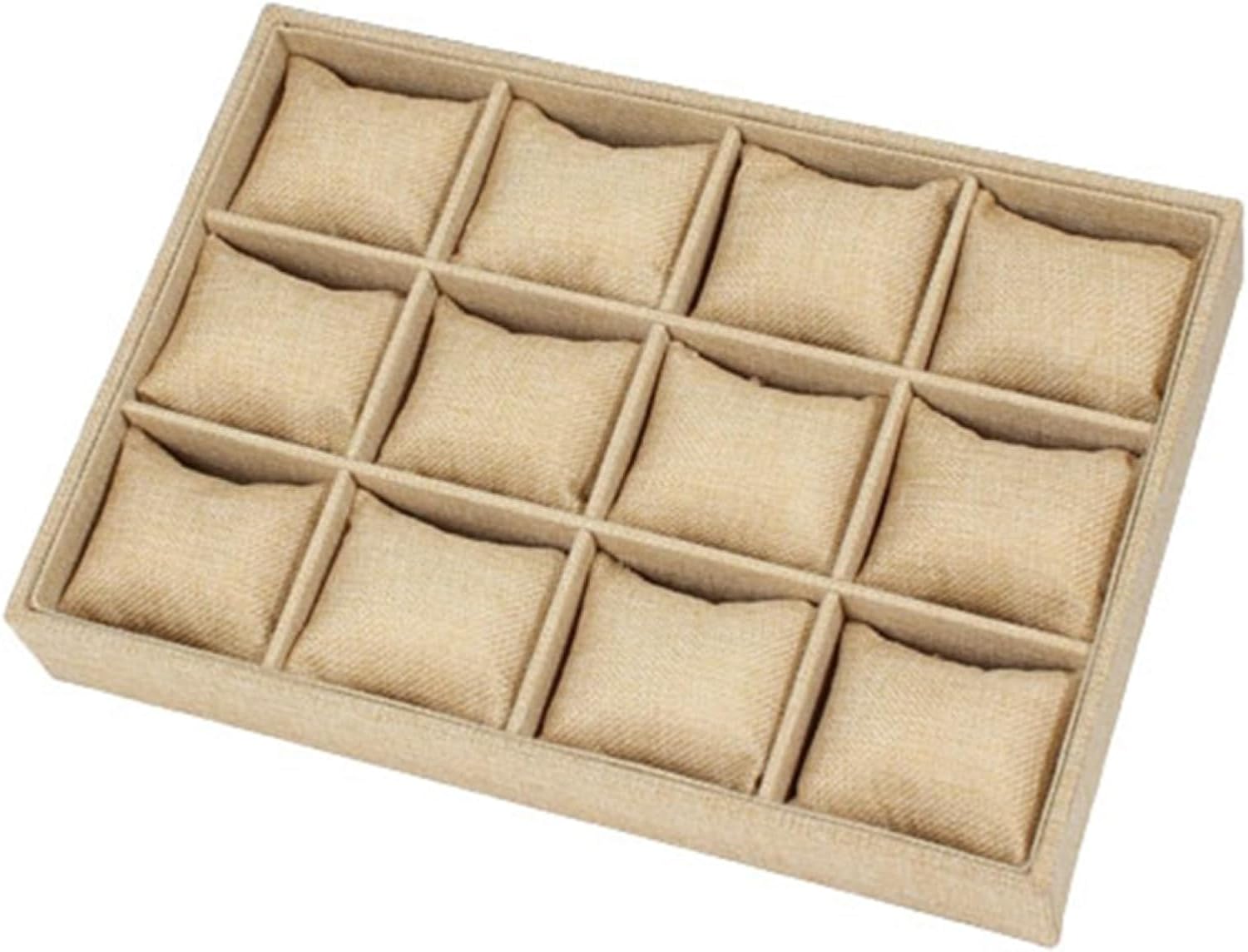 腕時計トレイ 12本 おしゃれ 腕時計展示 ディスプレイ 腕時計収納ケース 鑑賞用 アクセサリートレイ ジ..