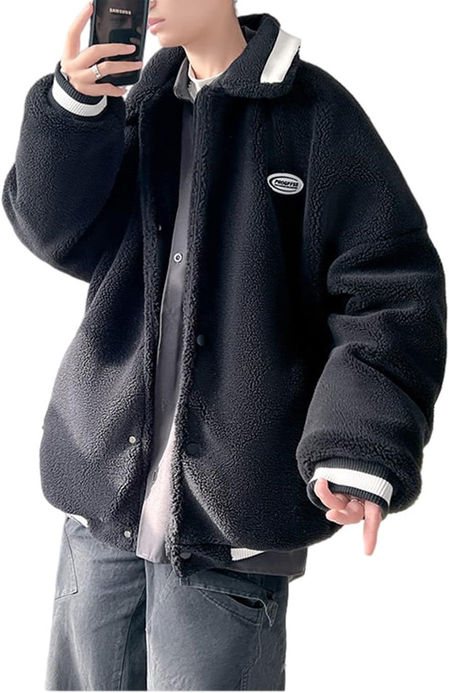 ボアジャケットメンズボアブルゾンフ...