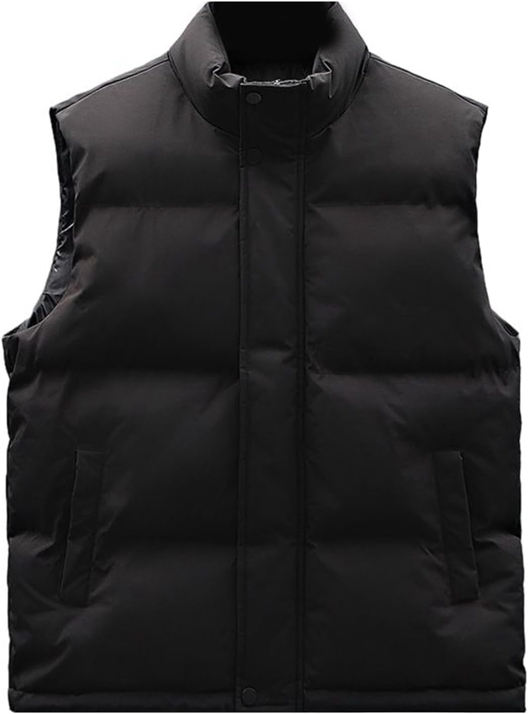 楽天Funny Life 楽天市場店中綿ベスト 秋冬春 メンズベスト ダウンコットン 立ち襟 防寒着 あったか チョッキ 無袖 重ね着 秋冬 ショート アウトドア 釣り ウオーキング 大きいサイズ シンプル 無地