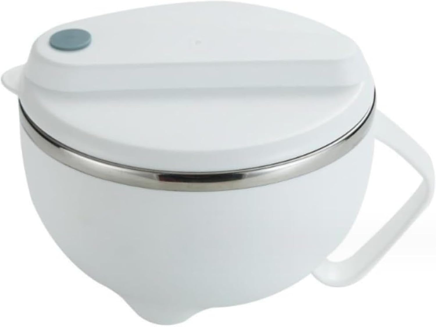 インスタントラーメン丼、携帯弁当箱、ラーメン丼、ステンレス製保温・漏れ防止めんつゆ丼（蓋付） ホ..