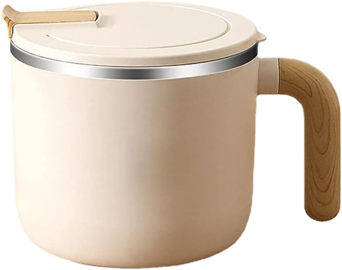 ステンレス製 ふた付きめん茶碗 ファーストフード カップ 学生 会社員 弁当箱 保温弁当箱 パスタ丼 パ..