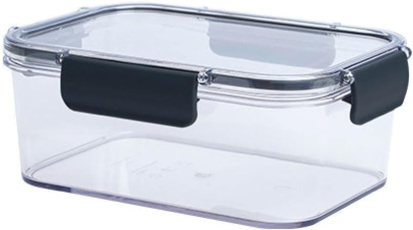 冷蔵キッチン 密閉保存箱 透明ベルト 仕切り弁当箱 青果物調味料弁当箱 (800ml)