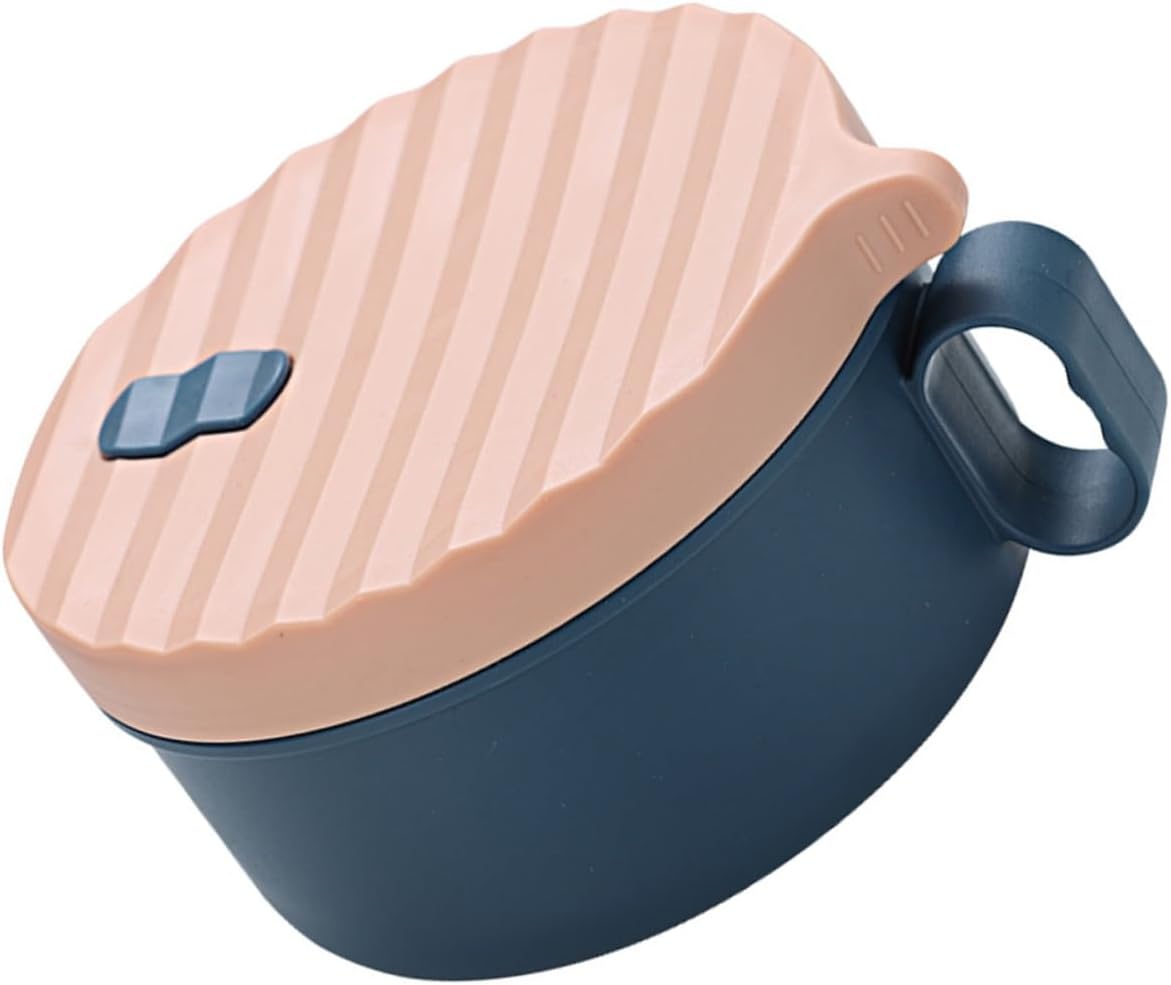 1 セット めんつゆ ランチサプライ アジアのラーメン丼 食器付きボウル コンパクトラーメン丼 ふた付き..