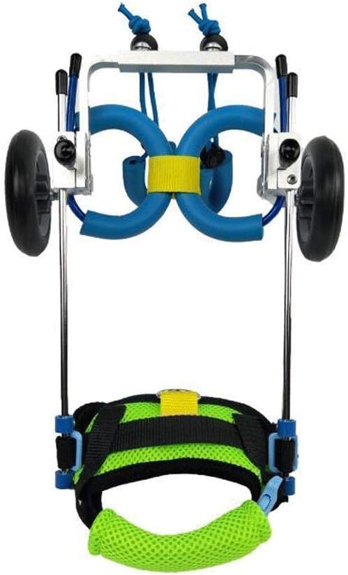 犬用車椅子、犬用移動ハーネス用アジリティ機器、後部サポート車椅子、2輪調節可能カート ペット/猫用..