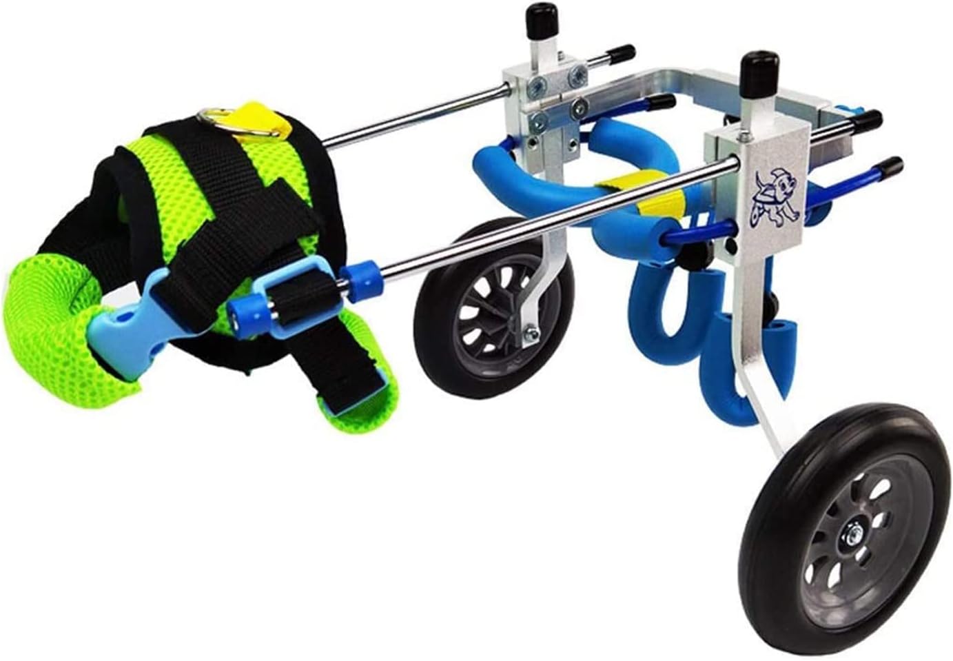 2輪調節可能な犬用車椅子、ペットの後ろ足、大型、中型、小型犬用リハビリテーション車椅子、猫と犬の..