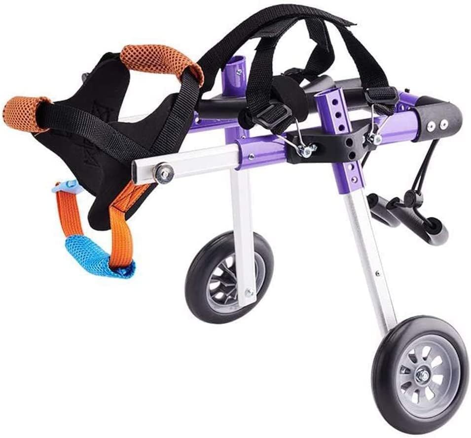 犬用車椅子 犬用カート 後足リハビリテーション 障害のある犬の補助歩行 後足エクササイズカー 成猫 小..