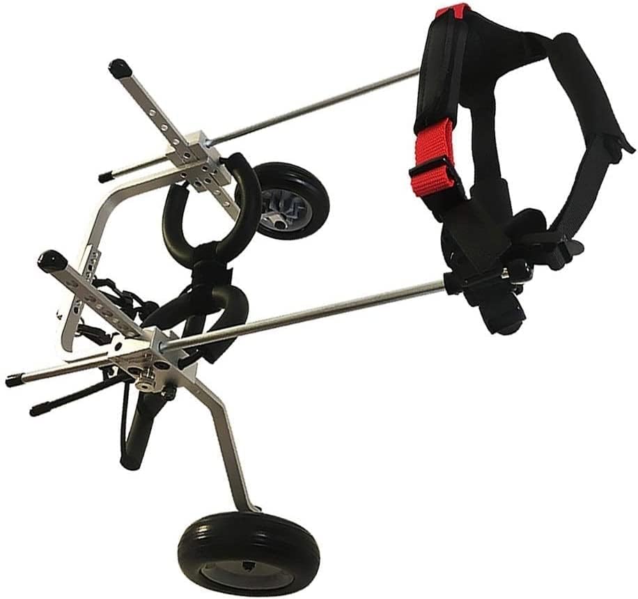 犬用車椅子、小型/中型/大型犬用歩行用ホイール、犬の脚用ブレース、後ろ脚リハビリテーション、小動物..