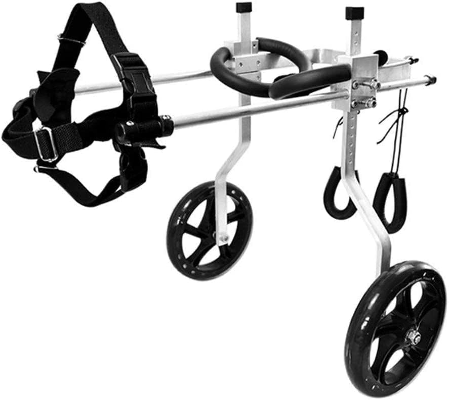 後足障害用犬用車椅子、大型犬用車椅子、動物用運動用ホイール、後足リハビリテーション、調節可能な犬..