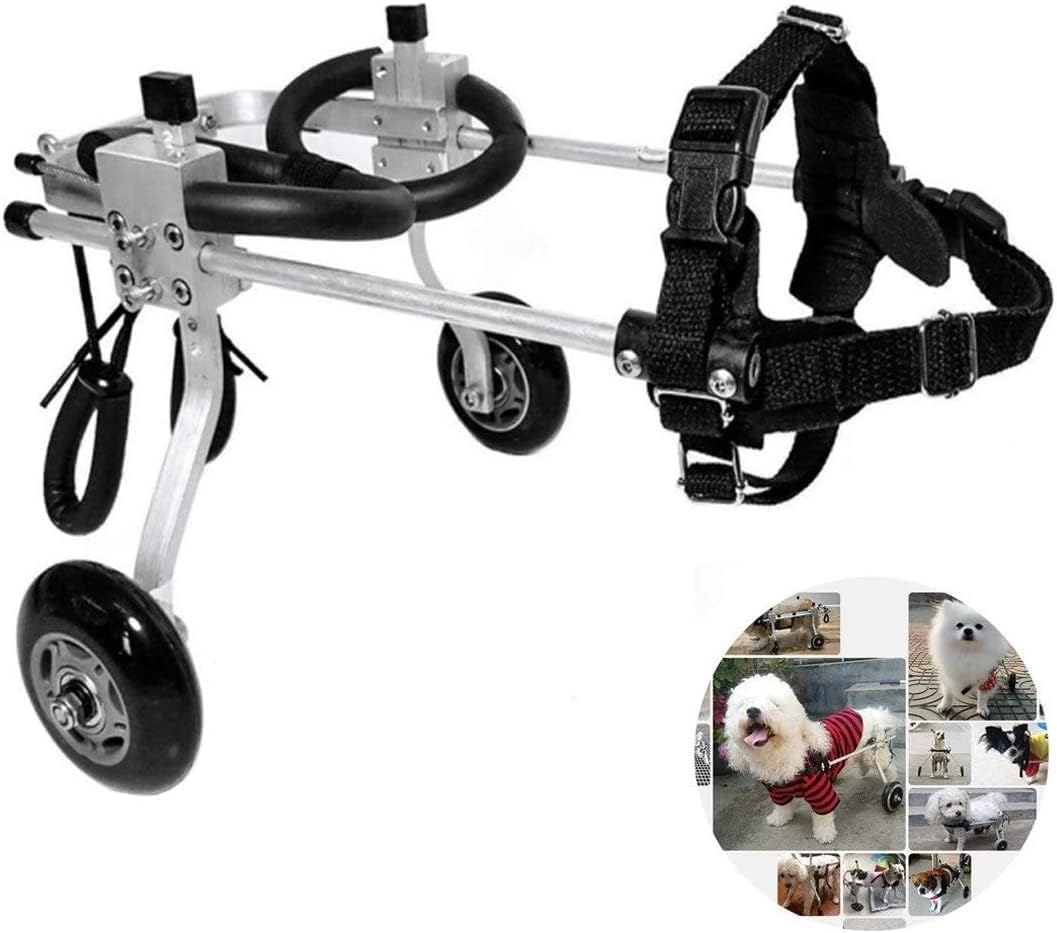 犬用ペット用車椅子 犬用車椅子 - 獣医承認済み、後ろ足用車椅子、ペット/猫用犬用車椅子 障害のある犬..