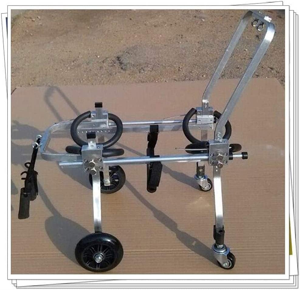 犬用ペット用車椅子、犬用車椅子ペット用スクーター四肢麻痺補助車両前肢障害者用4輪車障害者用犬リハ..