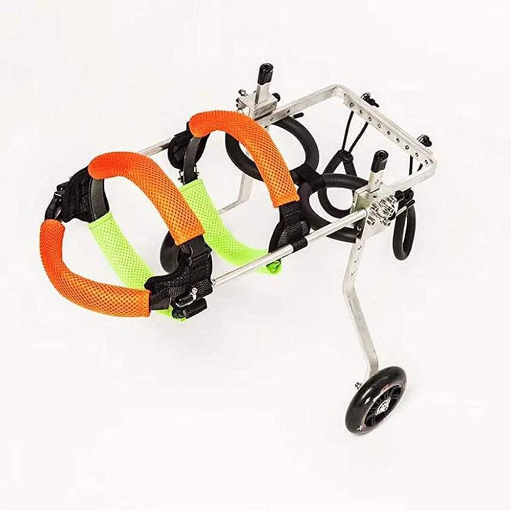 犬用ペット用車椅子、犬用車椅子、ペット用リハビリテーショントレーニングカー、調節可能なステンレス..